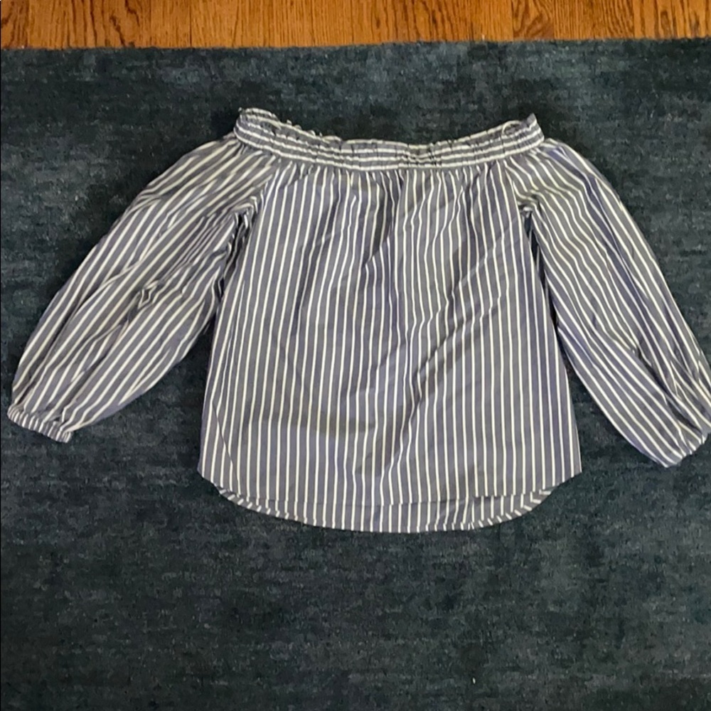 J. Crew Off the Shoulder Blouse